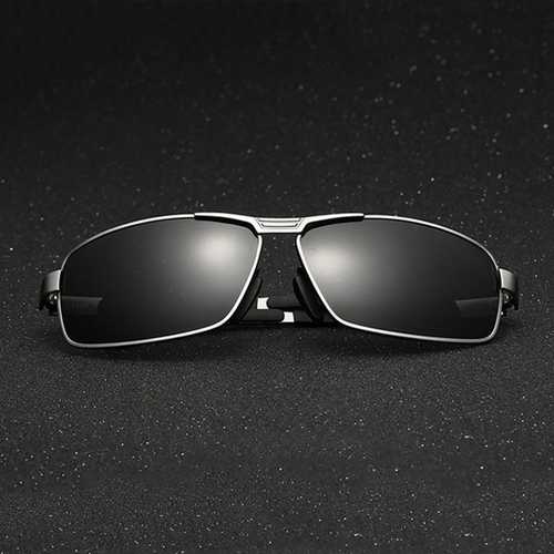 Men Polarized Sunglasses Vintage Outdoor Sports Driving Square Full Frame Gafas Eyewear