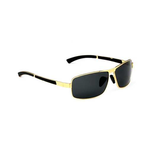 Men Polarized Sunglasses Vintage Outdoor Sports Driving Square Full Frame Gafas Eyewear
