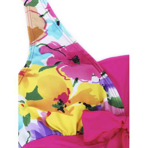 Plus Size XL-5XL Women Comfort Floral Printing Swimdress