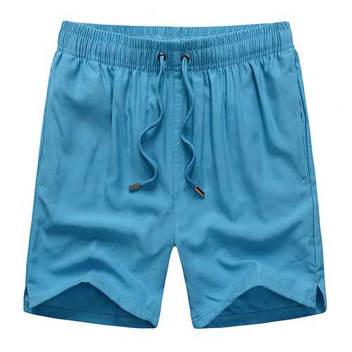 Summer Seaside Surfing Quick Drying Lovers Casual Jogging Pure Color Beach Shorts