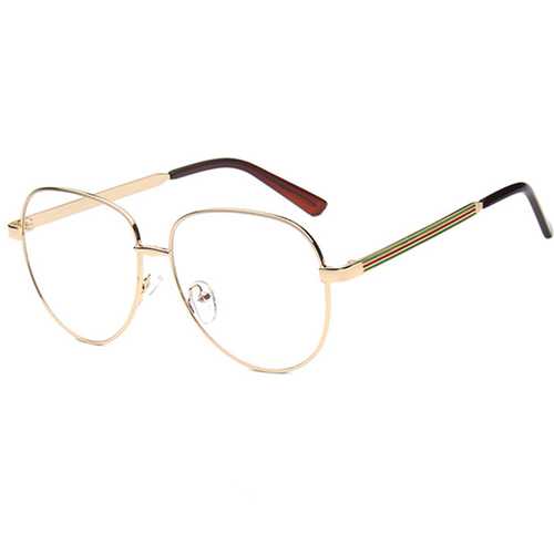 Unisex Men Women Metal Frame Eyeglasses Clear lens Vintage Retro Geek Fashion Glasses