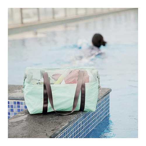 Honana HN-B13 Waterproof Travel Mesh Storage Bag Fashion Colorful  Beach Swimming Organizer