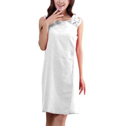 Honana BX-959 Women Sling Soft Absorbs Bath Cozy Lovely Spas Wearable Bathrobe Beach Towel Skirt