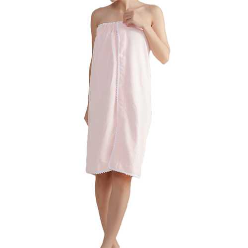 Honana BX-368 Summer Soft Beach Able Wear Spa BathRobe Plush Highly Absorbent Bath Towel Skirt