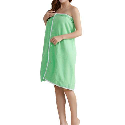 Honana BX-368 Summer Soft Beach Able Wear Spa BathRobe Plush Highly Absorbent Bath Towel Skirt