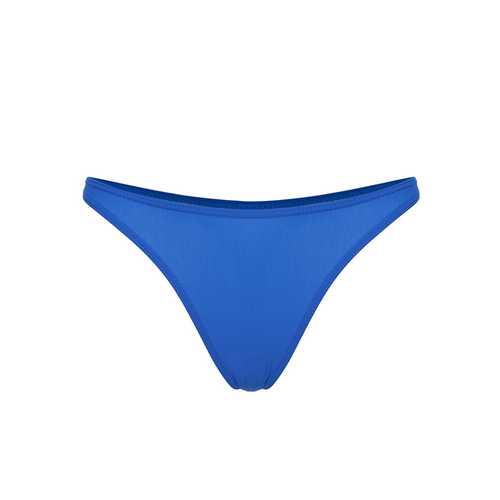 Solid Color Low Waist Swimming Thong Stretchy Bathing Trunks