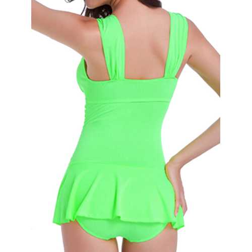 Conservative Push Up Wireless One Piece Bathing Suits
