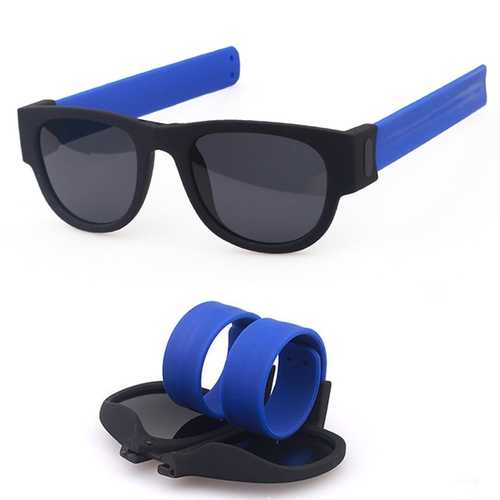 Fashion Summer Foldable Sunglasses Outdoor Polarizing UV400 Riding Glasses For Men Women