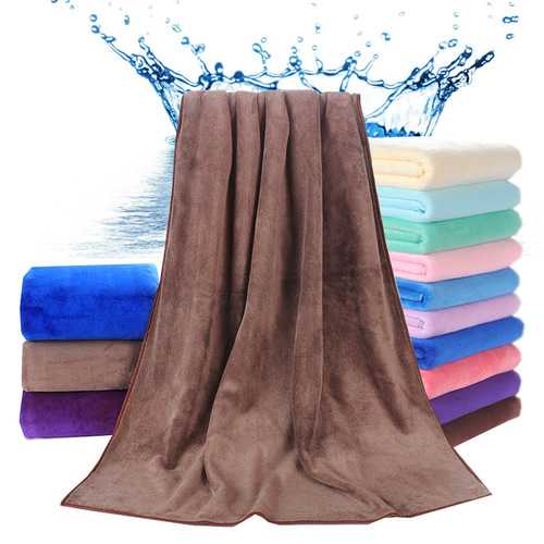 Honana BX-R973 Bathroom Big Towel Fiber Soft Beach Spa Thicken Super Absorbent Shower Bath Towel 80*180 cm