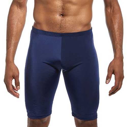 Mens Low Rise Knee Length Professional Swimming Surf Boxer