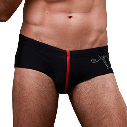 Mens Fashion Casual Low Rise Surf Spa Boxer Swmming Trunks