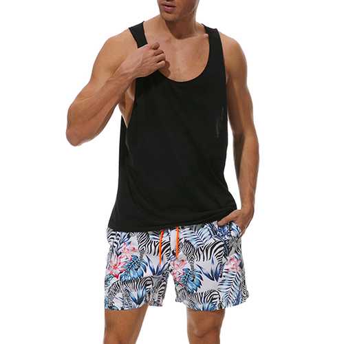 ESCATCH Summer Leisure Holiday Beach Printing Board Shorts
