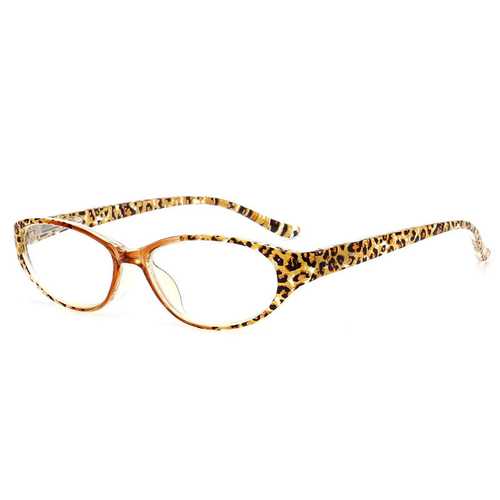 Men Women Leopard Resin Presbyopic Glasses