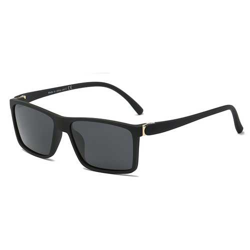 Men Women Summer Square Retro UV400 Polarized Sunglasses