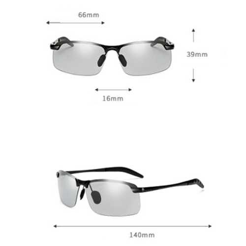 Men Discolor Driving Polarized Sunglasses