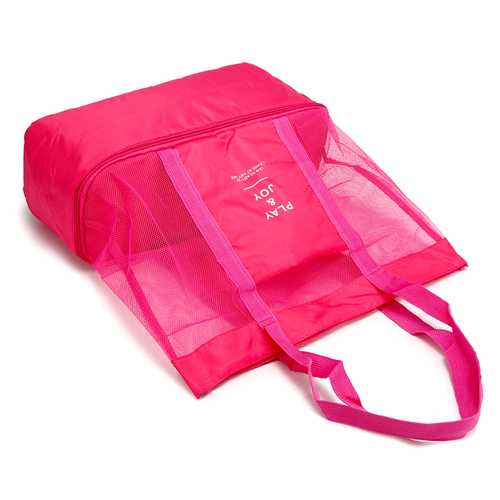 Double Layer Insulation Bag Picnic Lunch Box Tote Thermal Storage Beach Pouch Lunch Bag