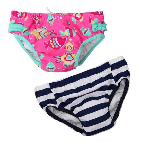 Baby Child Kid Boys Girls Cartoon Style Swim Summer Swimwear Diapers