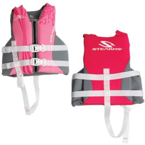 Stearns Child Hydroprene™ Vest Life Jacket - 30-50lbs - Pink