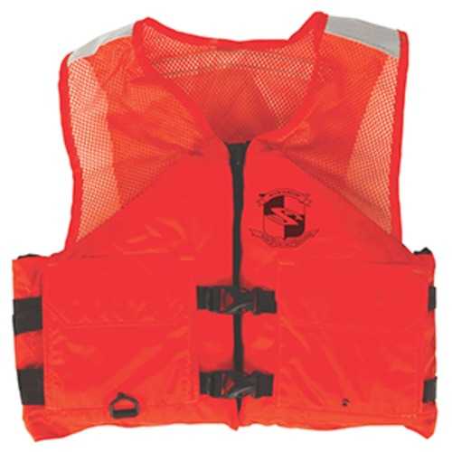 Stearns Work Zone Gear Life Vest - Orange - XXX-Large