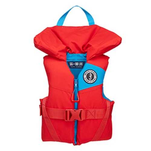 Mustang Lil&#39; Legends 100 Youth Foam PFD - 55-88lbs - Imperial Red