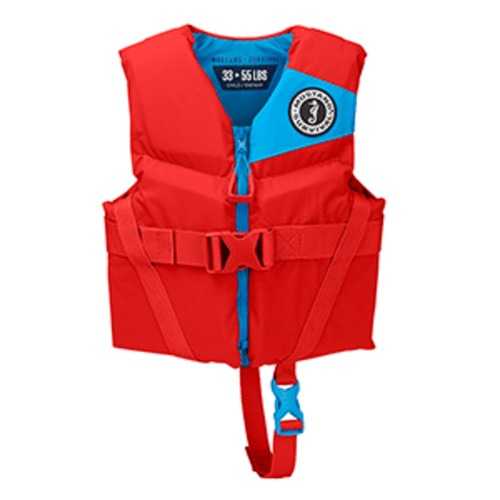 Mustang Rev Child Foam Vest - 33-55lbs - Imperial Red