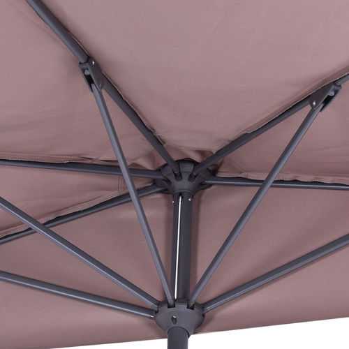 9' Half Round Patio Umbrella Sunshade