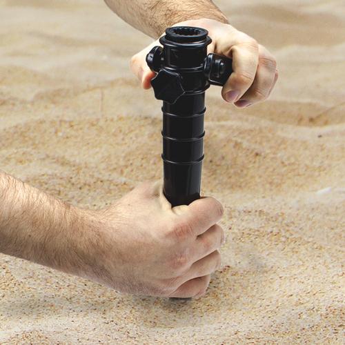 Plastic Beach Umbrella Sand Anchor, Black