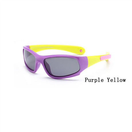 Super Light Kids TR90 Polarized Sunglasses Children Safety Brand Glasses Flexible Rubber Oculos Infantil