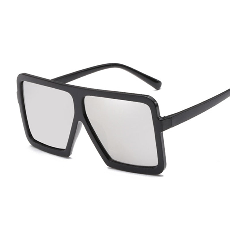 Vintage Oversize Square Sunglasses Women Luxury Brand Black Big Frame Sun Glasses Female Male Shades Coulos