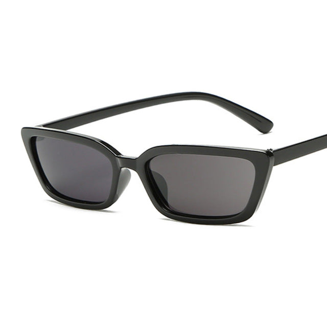 Small Cat Eye Fashion Sunglasses Women Vintage Plastic Mirror Retro Black Sun Glasses Female Oculos De Sol Feminino UV400