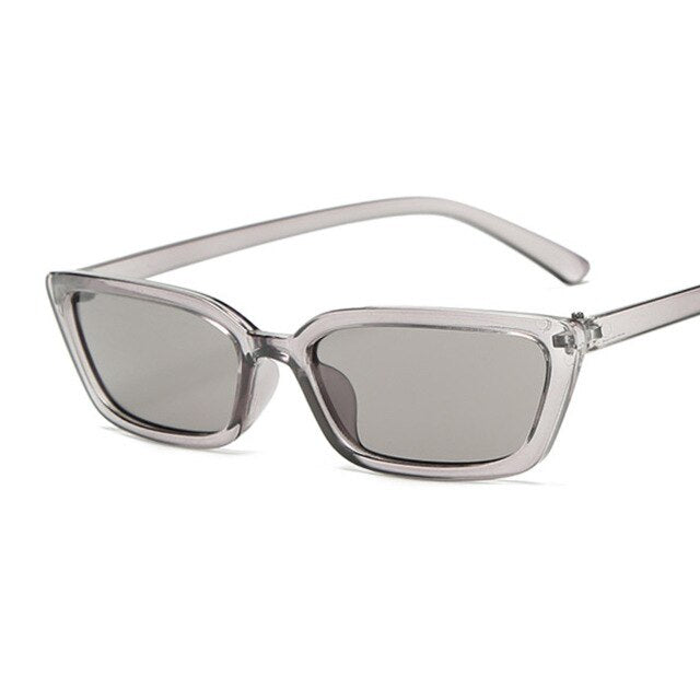 Small Cat Eye Fashion Sunglasses Women Vintage Plastic Mirror Retro Black Sun Glasses Female Oculos De Sol Feminino UV400