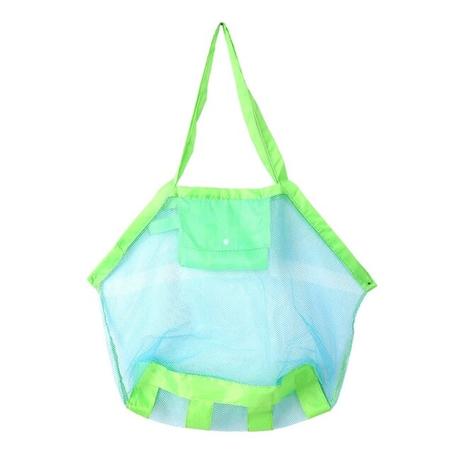 Children Sand Away Protable Mesh Bag Kids Beach Toys Clothes Towel Bag Baby Toy Storage Sundries Bags Women Cosmetic Makeup Bags