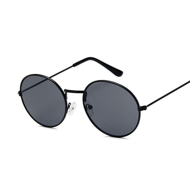 Retro Oval Sunglasses Men Women Brand Designer UV400 Vintage Metal Frame Sun Glasses Male Female Fashion Lunette De Soleil Femme