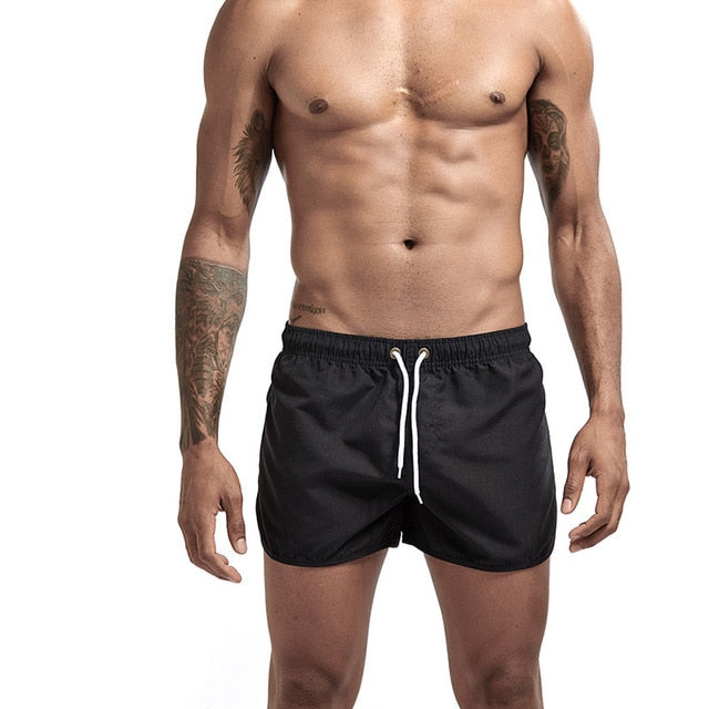 Casual Shorts Men Summer Pants Quick Dry Sportswear Jogger Beach Movement Surfing Swimwear Mens Boardshorts Workout Male 2020