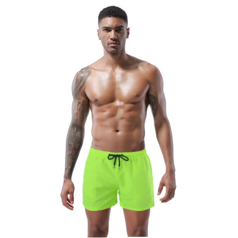 Men's sport running beach Short board pants Hot sell swim trunk pants Quick-drying movement surfing shorts GYM Swimwear for Male