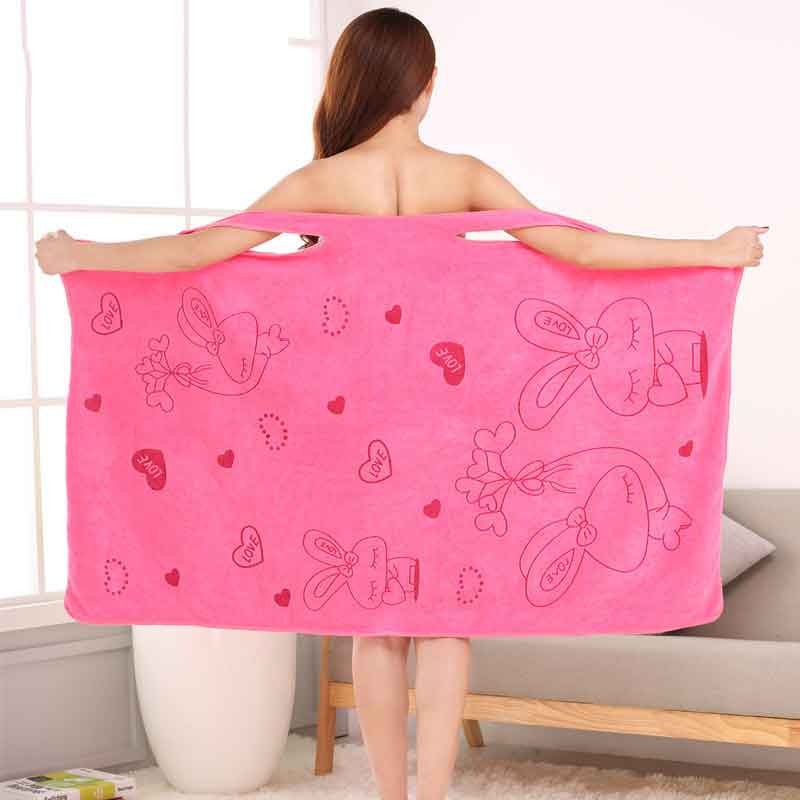 Women Quick Dry Magic Bathing Towel Spa Bathrobes Wash Clothing Sexy Wearable Microfiber Beach Towels Bathrooms Kitchen Towel