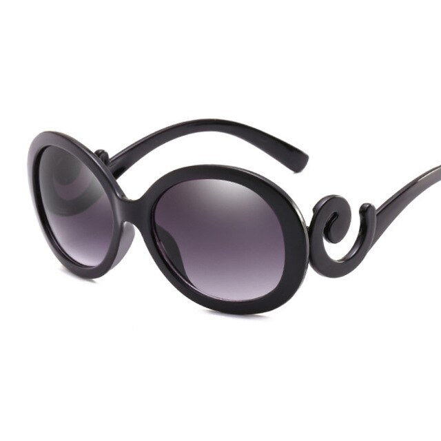 2019 Oval Sunglasses Women High Quality Mirror Vintage Sunglasses Female Brand Designer Oculos De Sol Feminino