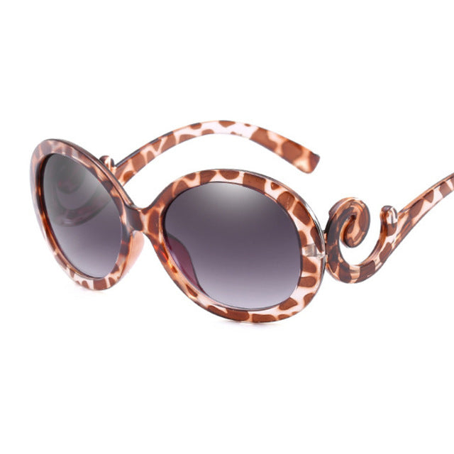 2019 Oval Sunglasses Women High Quality Mirror Vintage Sunglasses Female Brand Designer Oculos De Sol Feminino