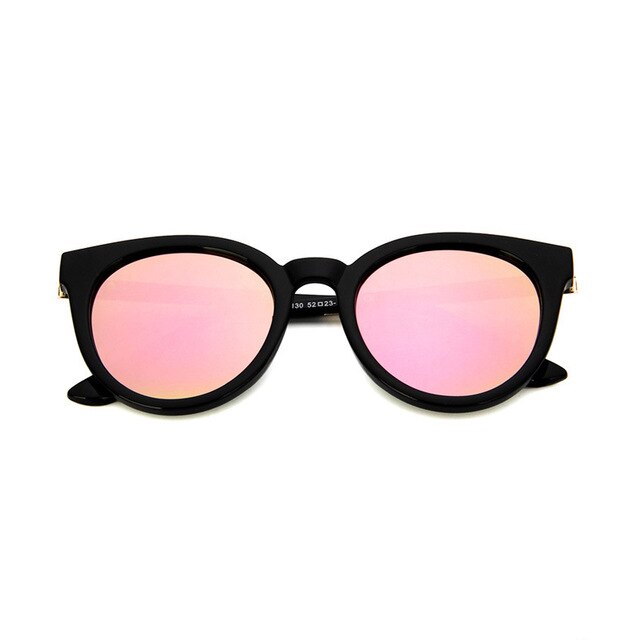 HAPTRON Pink lens Sunglasses Women Brand Designer CatEye Sun Glasses Lady Mirror Sun Gasses Female Glasses