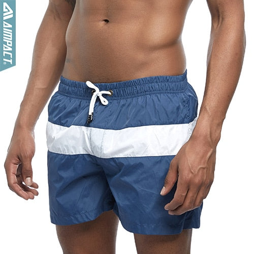 Aimpact Mens Board Shorts Fashion patch work Swimwear Quick Dry beach shorts Casual Active Surf Swim Trunks Male Gym shorts E307