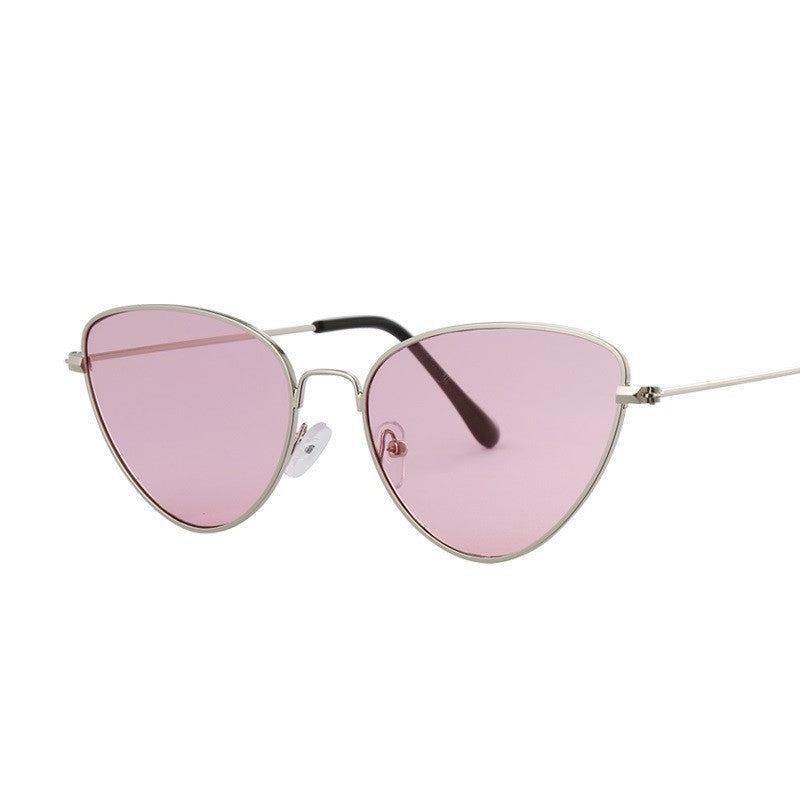 New Vintage Cat Eye Sunglasses Women Fashion Brand Designer Lady Mirror Cateye Sun Glasses For Female Shades UV400