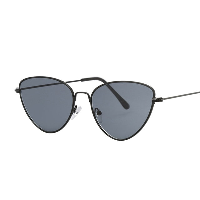 New Vintage Cat Eye Sunglasses Women Fashion Brand Designer Lady Mirror Cateye Sun Glasses For Female Shades UV400