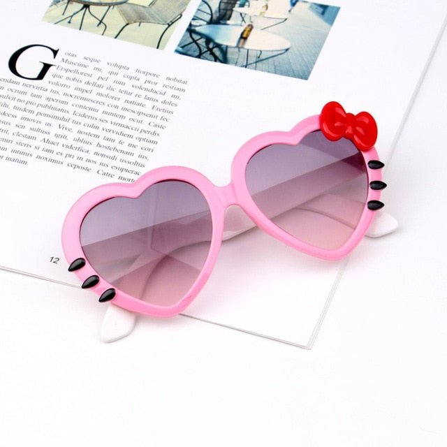 Children Heart Sunglasses Lovely Baby glasses For Boys And Girls Kids Sunglasses Shades For Children UA400