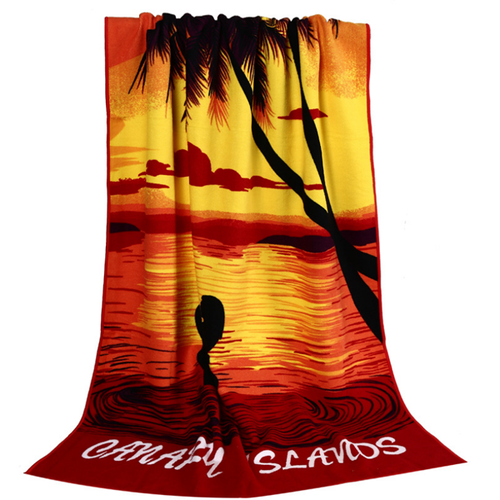 70x150cm Coconut Trees Amorous Feelings Quick Dry Beach Towels Absorbent Microfiber Bath Towel