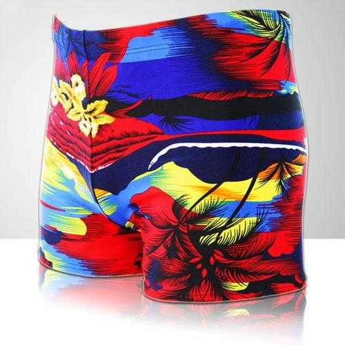 Men Coconut Palm Printing Swimming Trunks Sports Shorts Inner Boxers Swimwear