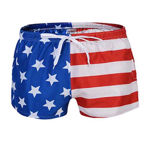 AUSTINBEM Mens Summer Board Shorts Fashion Casual Home Printing Shorts Swimming Beach Shorts