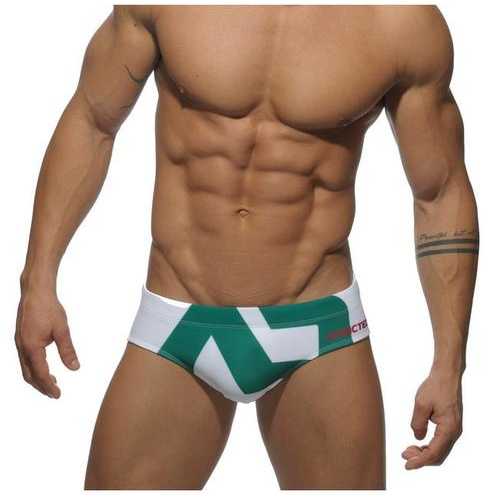 Addicted 9 Colors Sex Gay Mens Swimwear Men Elastic Swimsuit Man Quick Dry Swimming Trunks