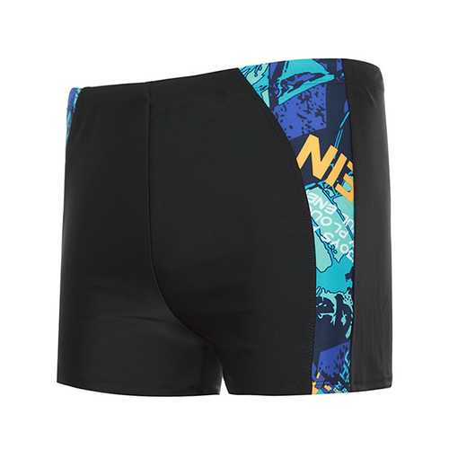 Mens Plus Size Summer Shorts Spa Surf Swimming Printing Boxers Casual Trunks