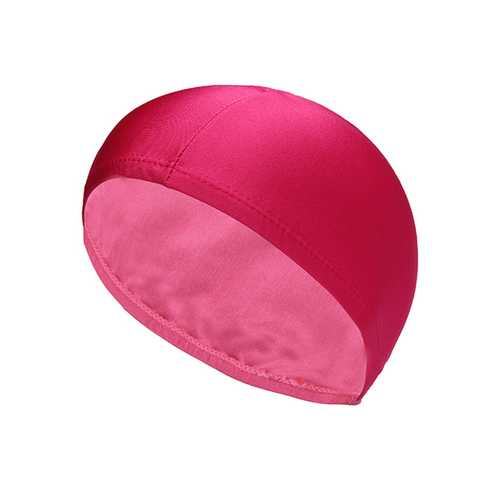 Solid Color Stripe Stretch Waterproof Unisex Swimming Hat