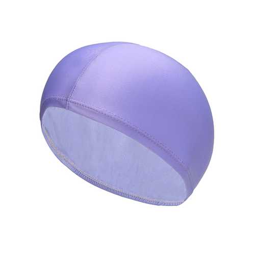 Solid Color Stripe Stretch Waterproof Unisex Swimming Hat